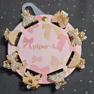 Piper Sparkling Gold Kids Hair Clips